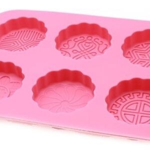 Pink Silicone Baking Mold